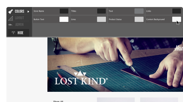 Screen customize technical skills